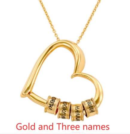 Thanks&Giving Heart Love Simple Beaded Pendant Necklace