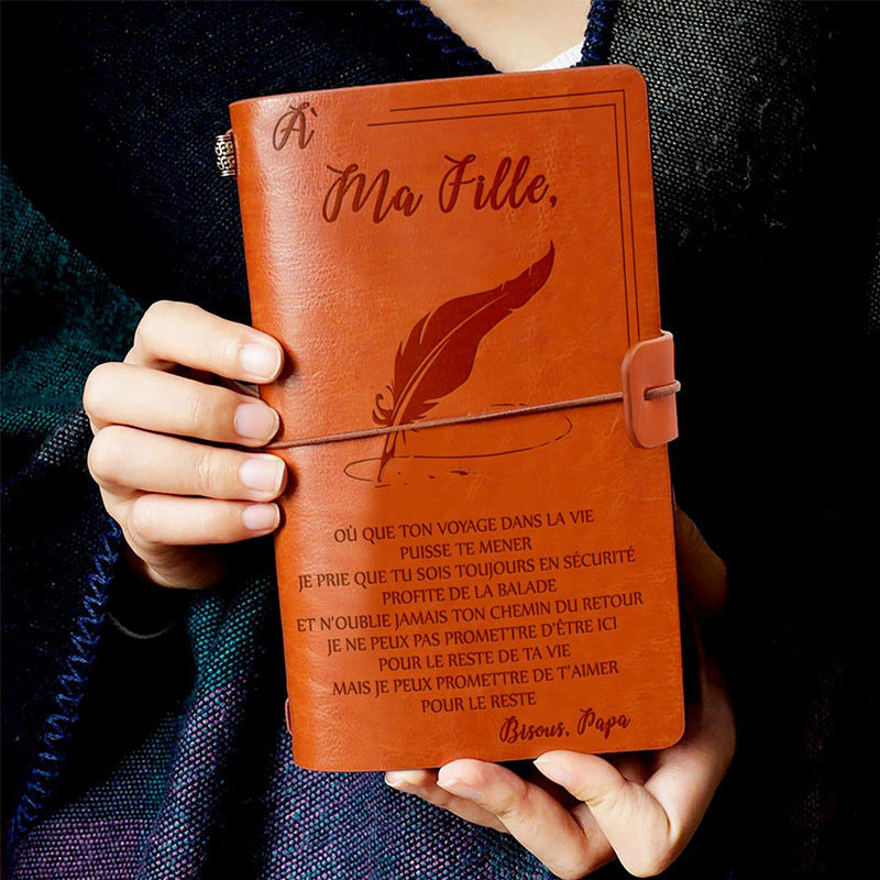 Faux Leather Fashion Retro Style Notebook