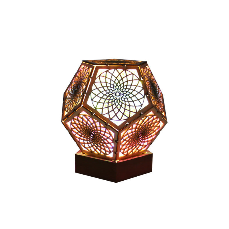 Bohemian Star Projector Lamp - European and American