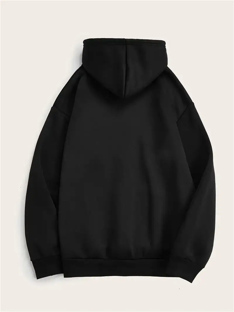 Women's Casual Hoodie With Unique Letter & Graphic Prints - Cozy