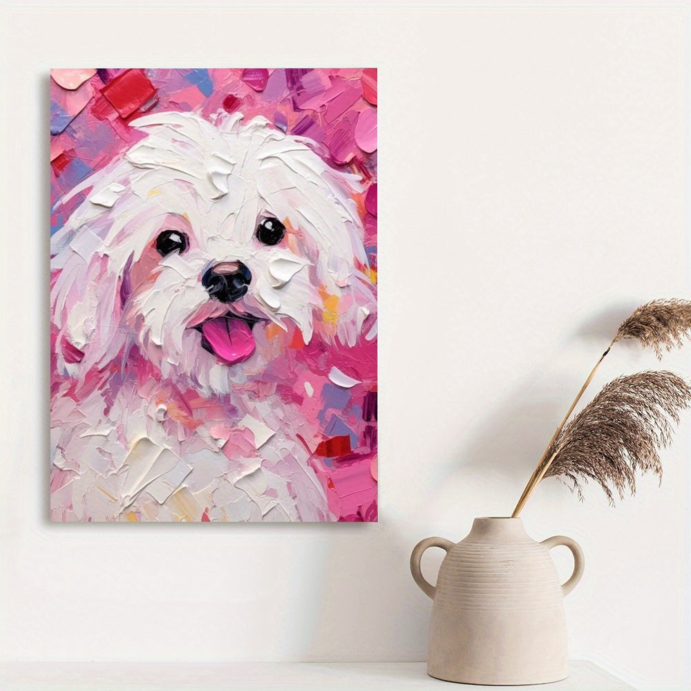 1 Piece Of Wood-framed Wall Art