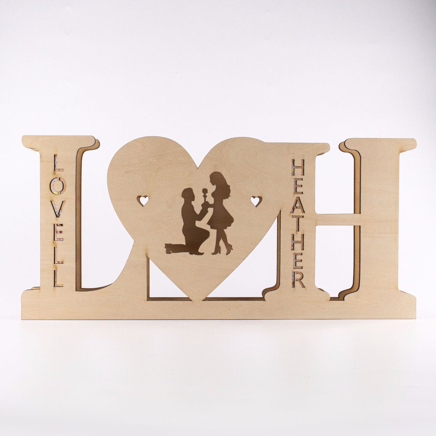 Personalized Custom Letter Lamp, English, Name