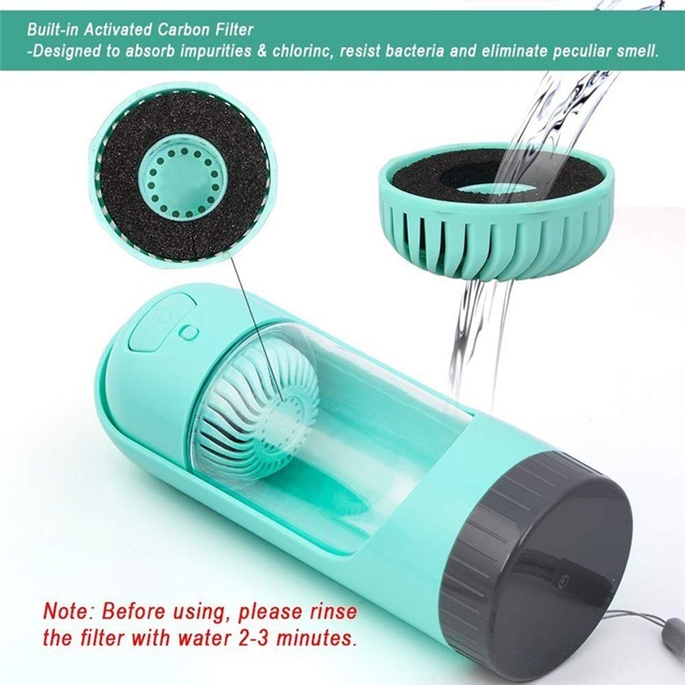 Portable Doggy Drink Bottle w/Filter