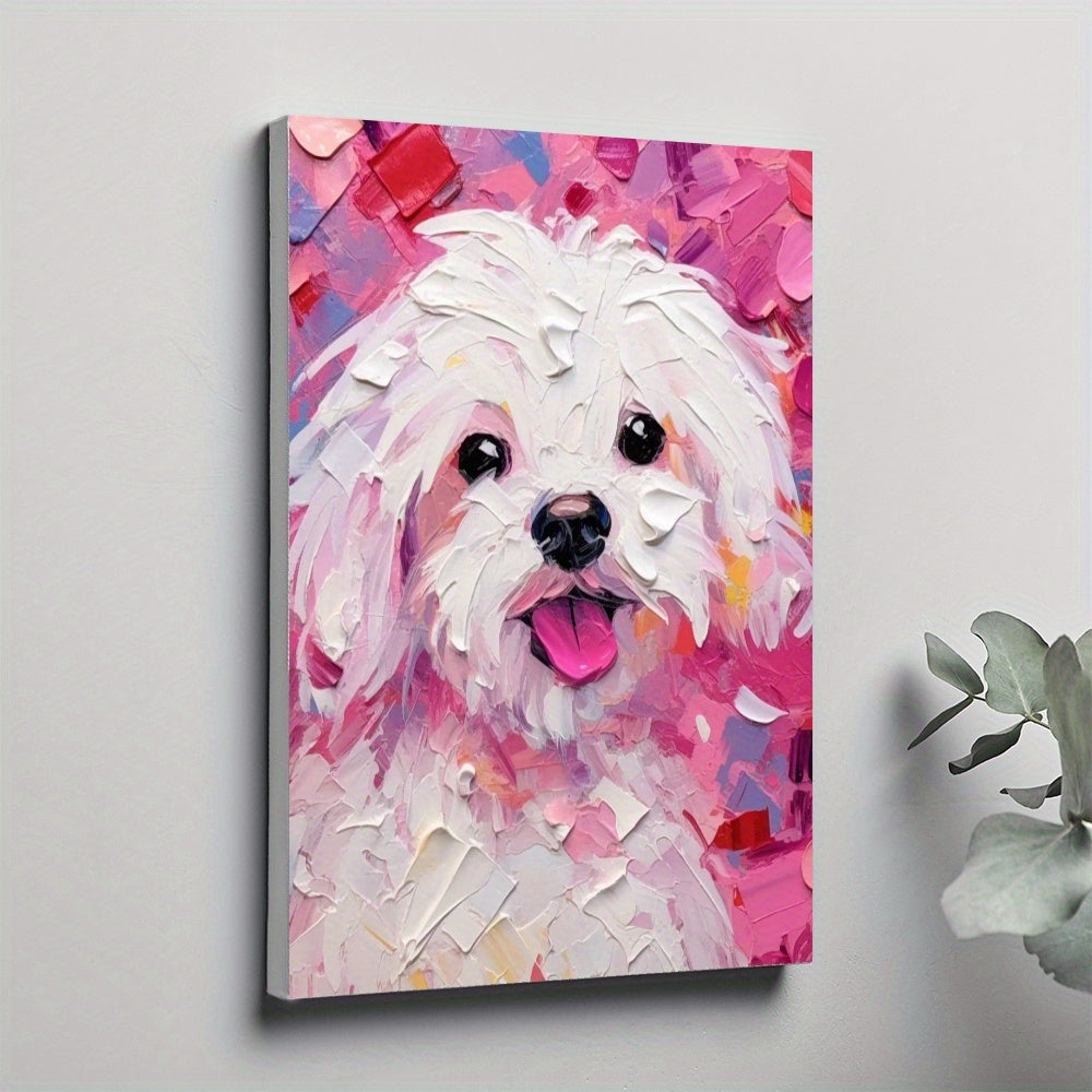 1 Piece Of Wood-framed Wall Art
