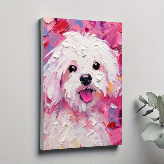 1 Piece Of Wood-framed Wall Art
