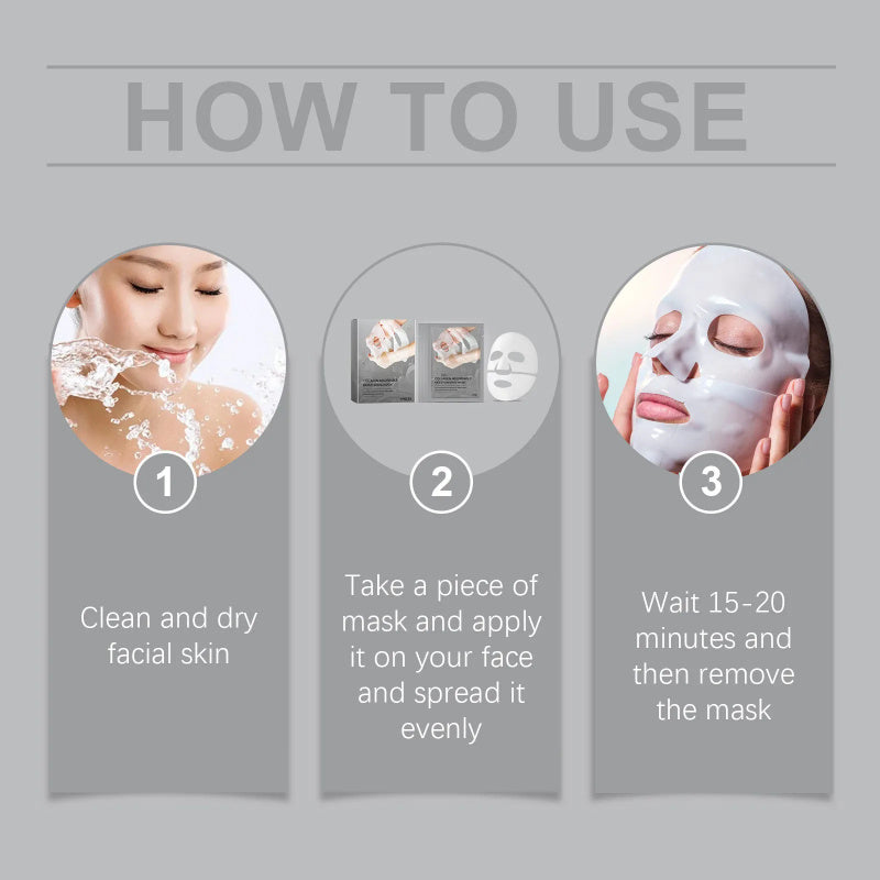 Bio Collagen True Deep Mask, Overnight Facial Care, Moisturizing Anti-Aging Mask