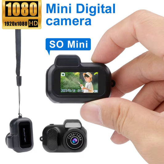 Retro Mini Camera with Screen • 1080p HD Portable