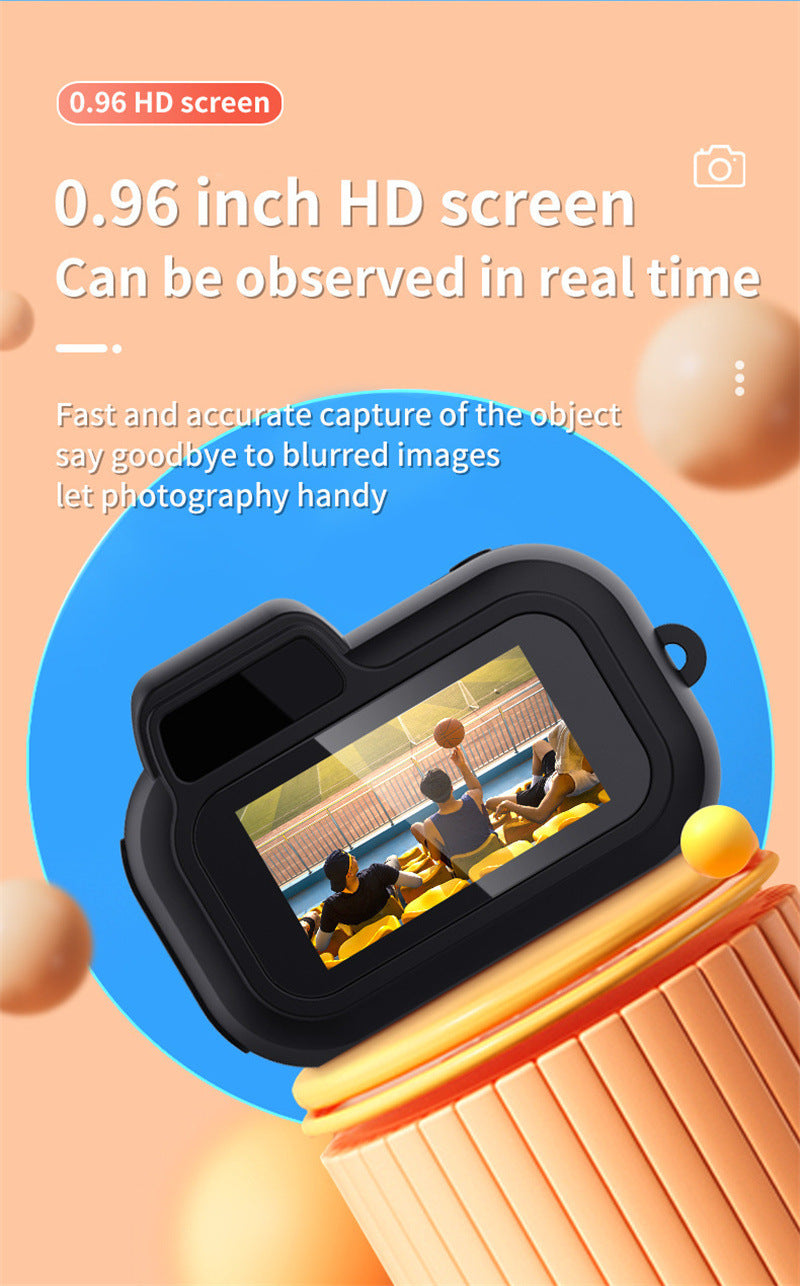 Retro Mini Camera with Screen • 1080p HD Portable