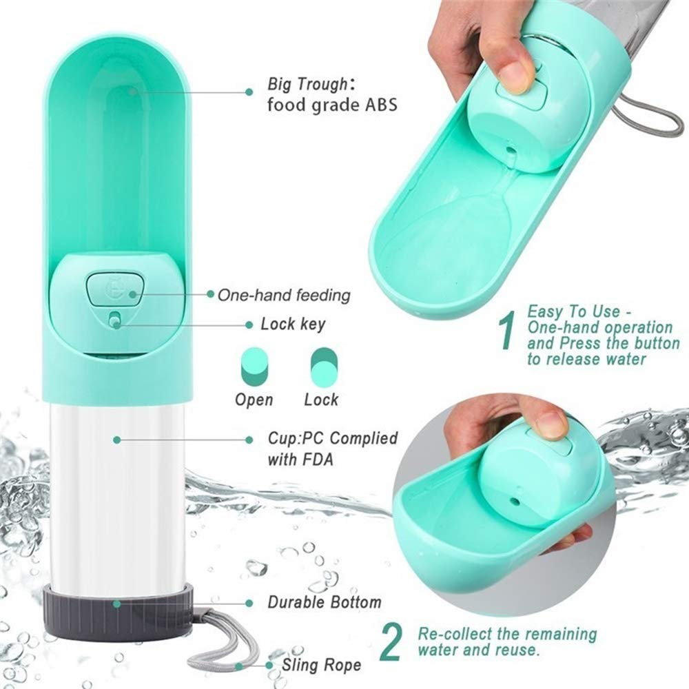Portable Doggy Drink Bottle w/Filter