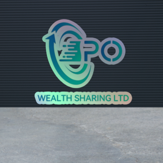 P.O LOGO Holographic stickers